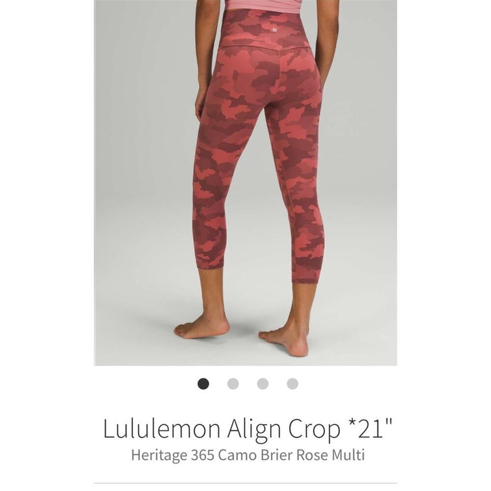 Lululemon Athletica Brier Rose Camo Leggings